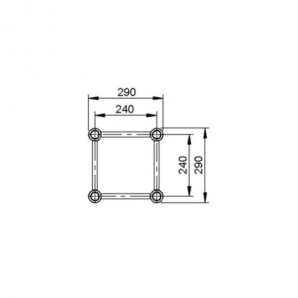 Alustage ALHD34050 - 0,5m 2