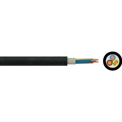 Cable NYY-J 5x16 RE VDE black 500m (1m)