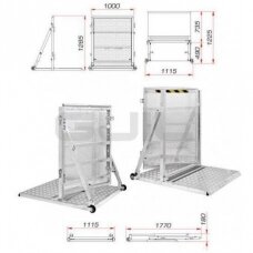 Guil ATV-08 Crowd Barrier Gate