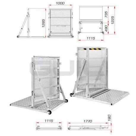 Guil ATV-08 Crowd Barrier Gate 1