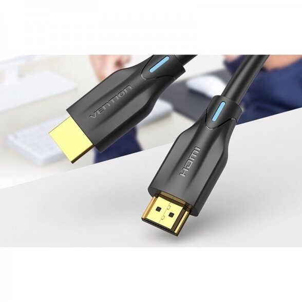 HDMI 2.1 Cable Vention AANBG, 8K 60Hz/ 4K 120Hz, 1,5m (black), Vention 1