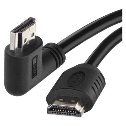 High speed HDMI cable 2.0 A/Male – A/Male 90° 3m, EMOS