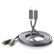 Cable 2xRCA plugs - 2xRCA plugs 5m black AV104 UGREEN