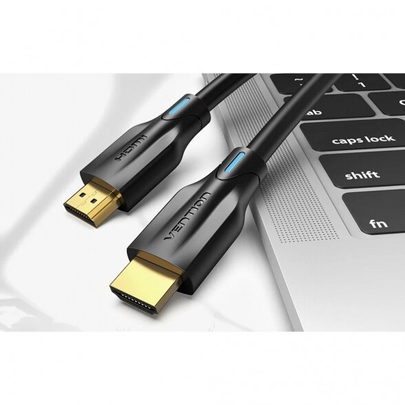 Cabel HDMI 2.1 Vention AANBH, 2m, 8K 60Hz/ 4K 120Hz (czarny), Vention 2