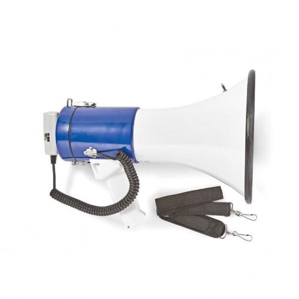 Megaphone 25W with detachable microphone (range up to 1500 m) 2