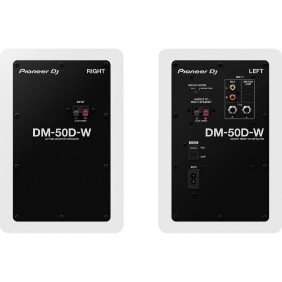 Pioneer DM-50D (Pair, White) 2