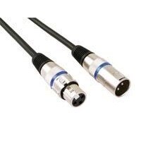 Profesionalus kabelis XLR 3pin kištukas - XLR 3pin lizdas 3m